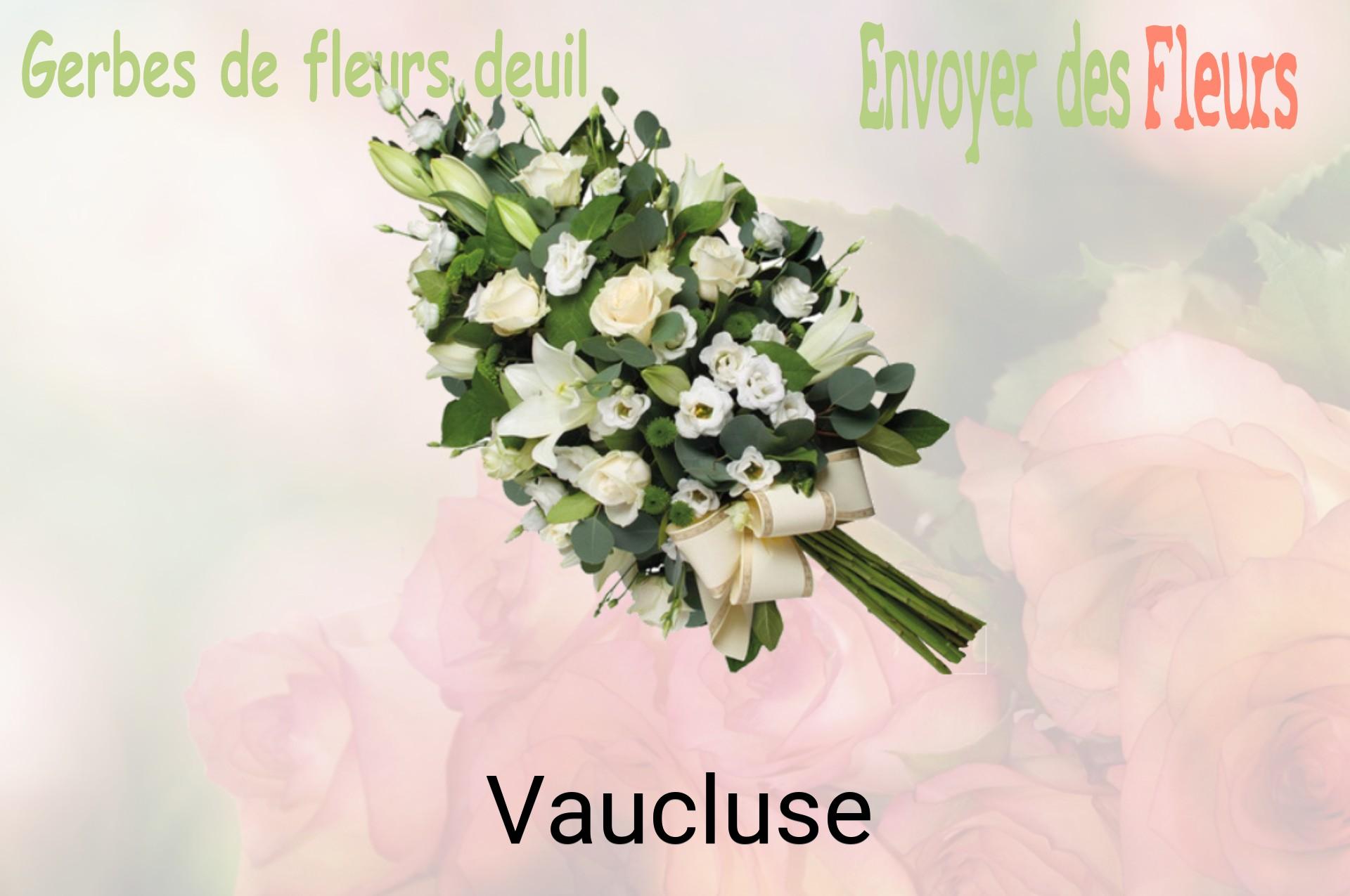 Gerbe de fleurs de deuil livrée à Vaucluse